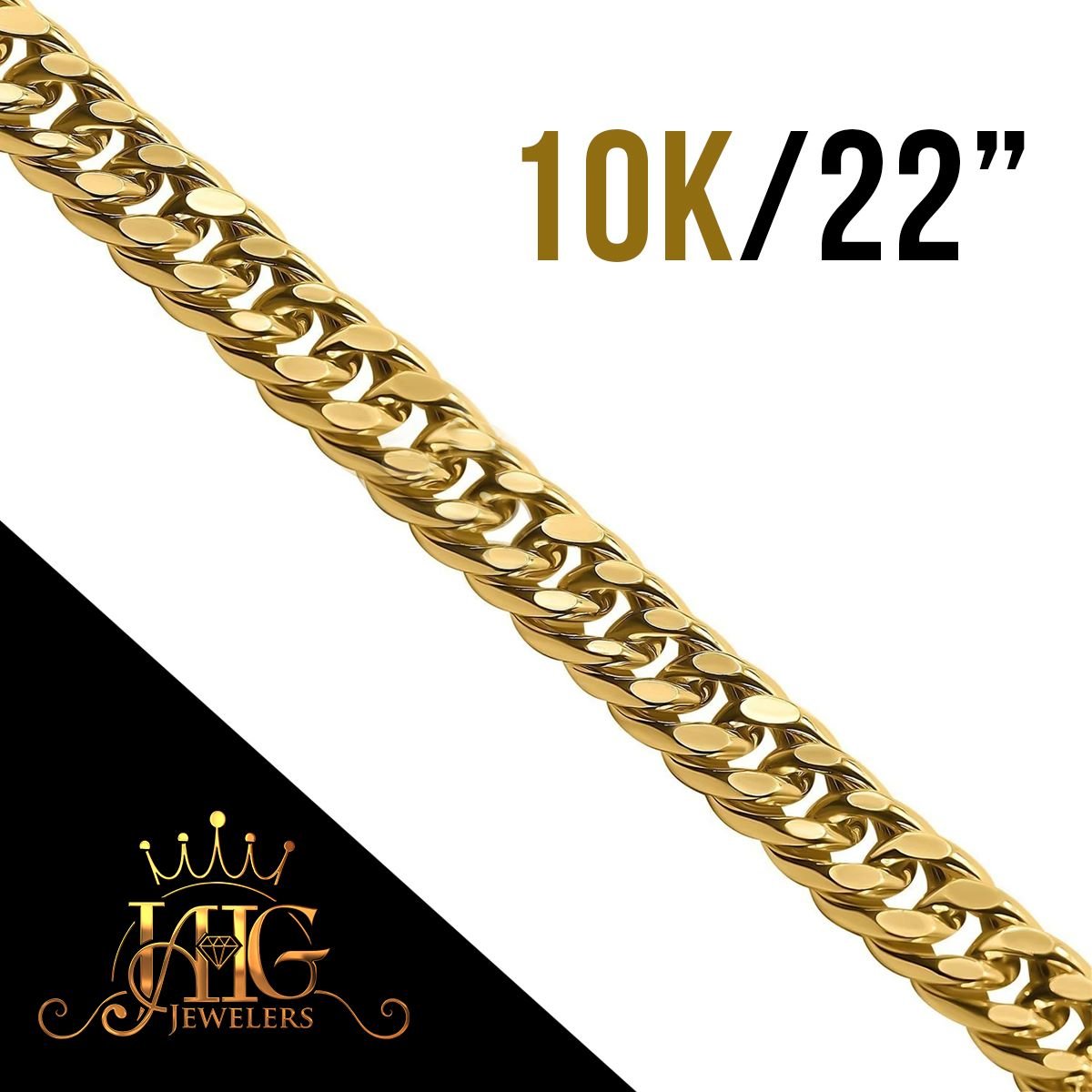 Cuban Link Gold Chain – 10K/22"